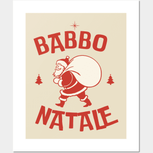 Babbo Natale Italian Santa Clause Posters and Art